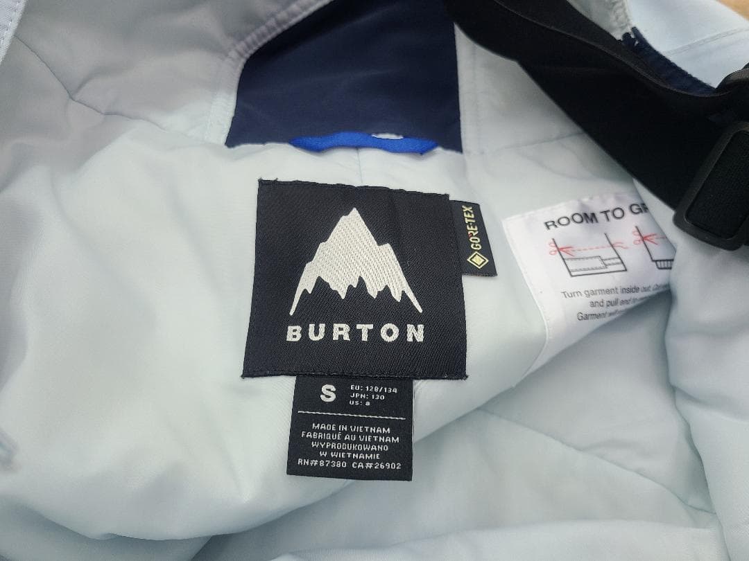 スノーボード JR S BURTON STARK BIB + COVERT JACKET
