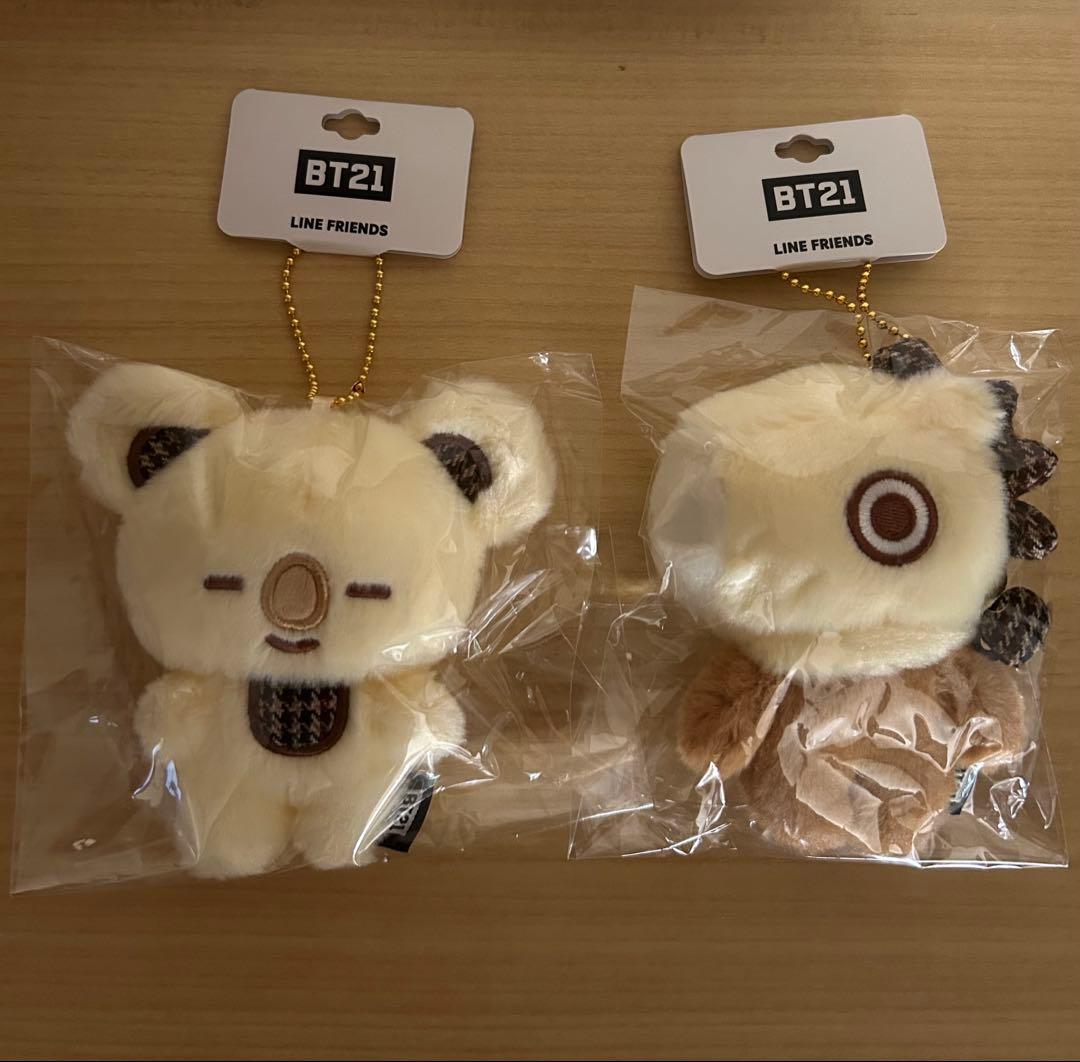 BT21 グレンチェック　マスコットセット