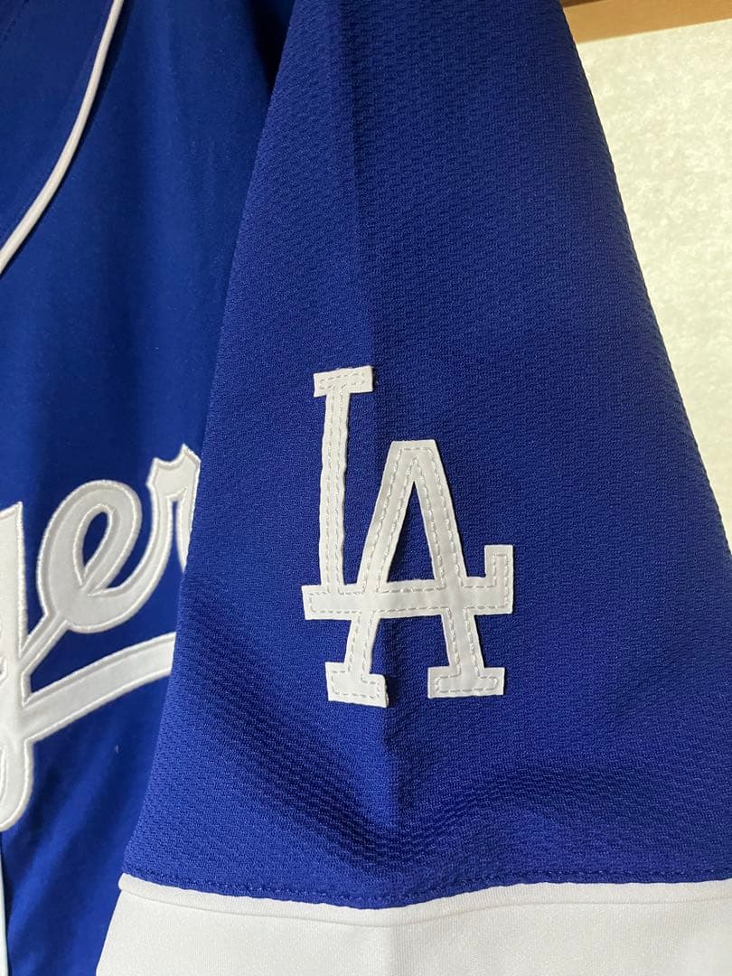 ドジャース MLB メジャーリーグ ベースボールシャツ ゲームシャツ