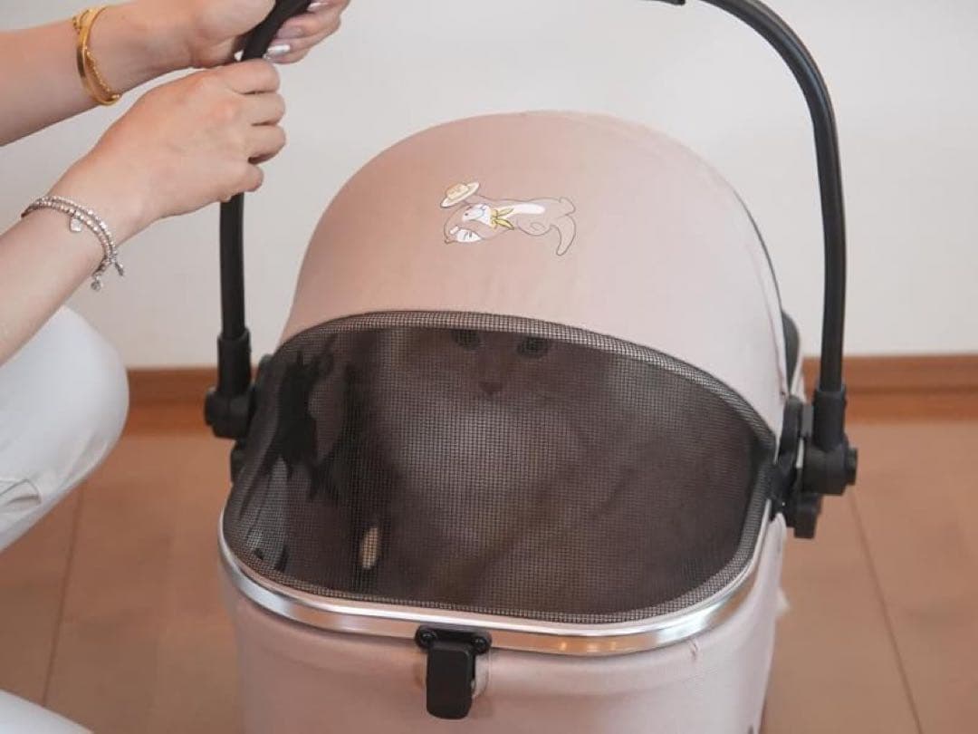 【週末限定セール】 自立型 ペットカート 折りたたみ 分離式 犬猫兼用