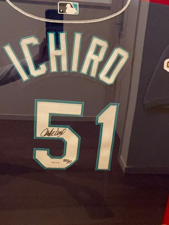 MLB イチロー　直筆サイン入り　ルーキーイヤー　ジャージ　UDA 証明書　限定