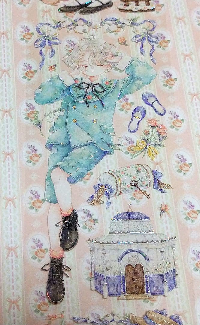 J1094＃枕边语(贝壳银)shine切り売り海外人物マステ