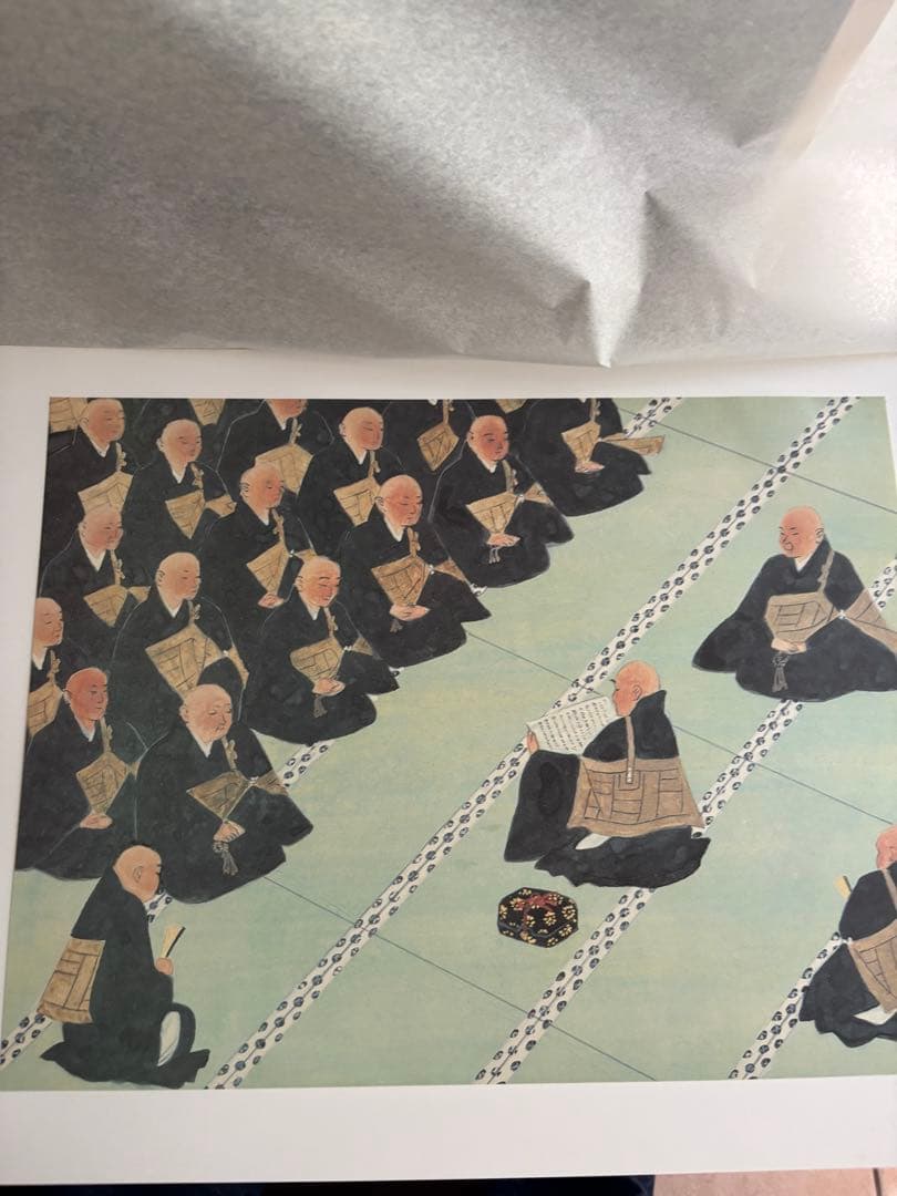 セール！【古書】日隆聖人絵巻　守屋多々志　図版30点（49.2×36cm）