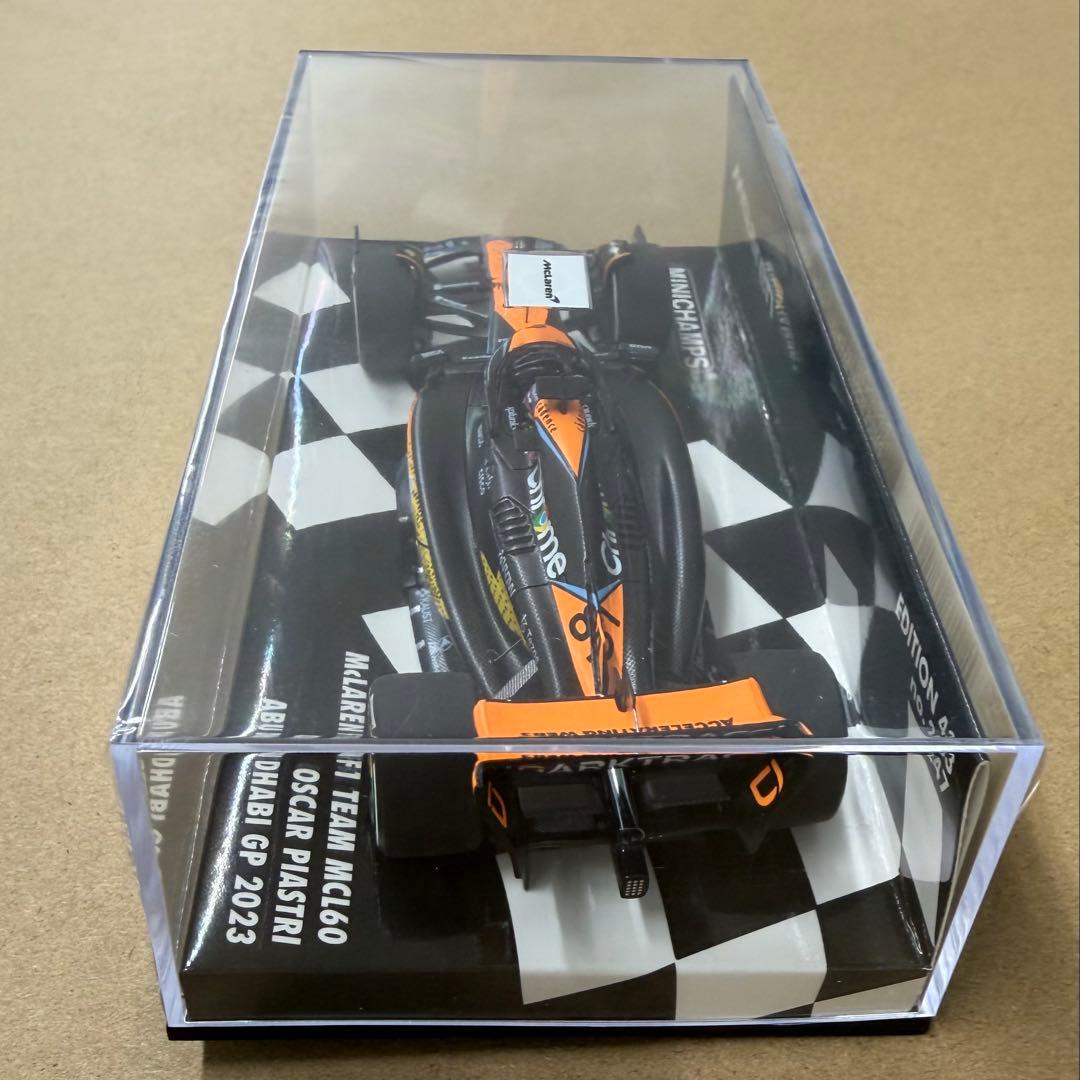 ミニチャンプス 1/43 マクラーレンMCL60 ピアストリ 2023アブダビ
