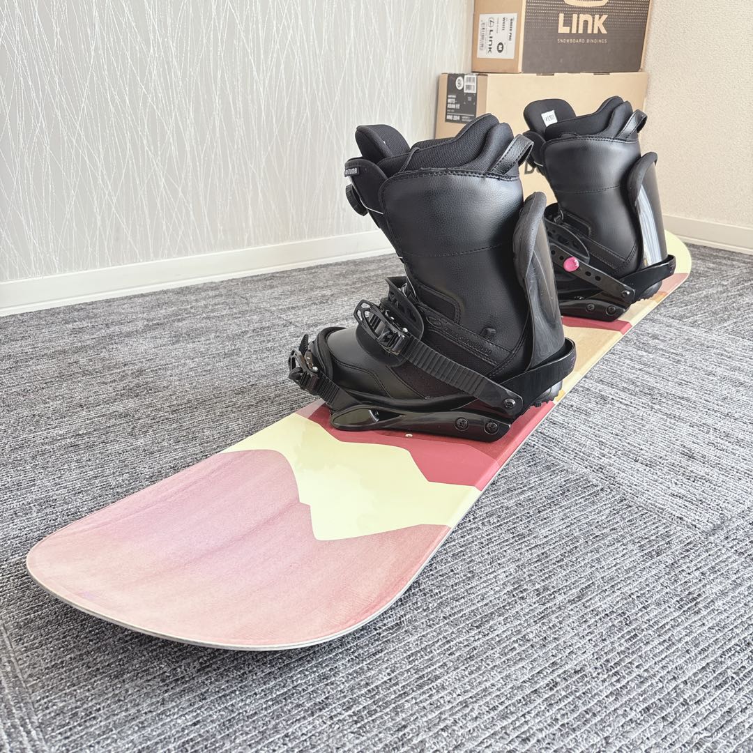 66美品❗️超豪華❗️コスミックサーフ レディース スノーボードセット★141cm