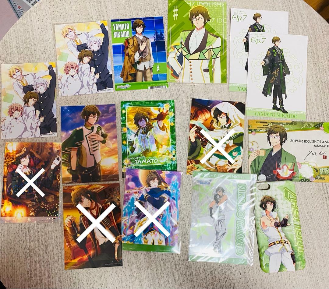 アイドリッシュセブン二階堂大和グッズまとめ売り　ぬい・アクスタ・缶バ・カード多数