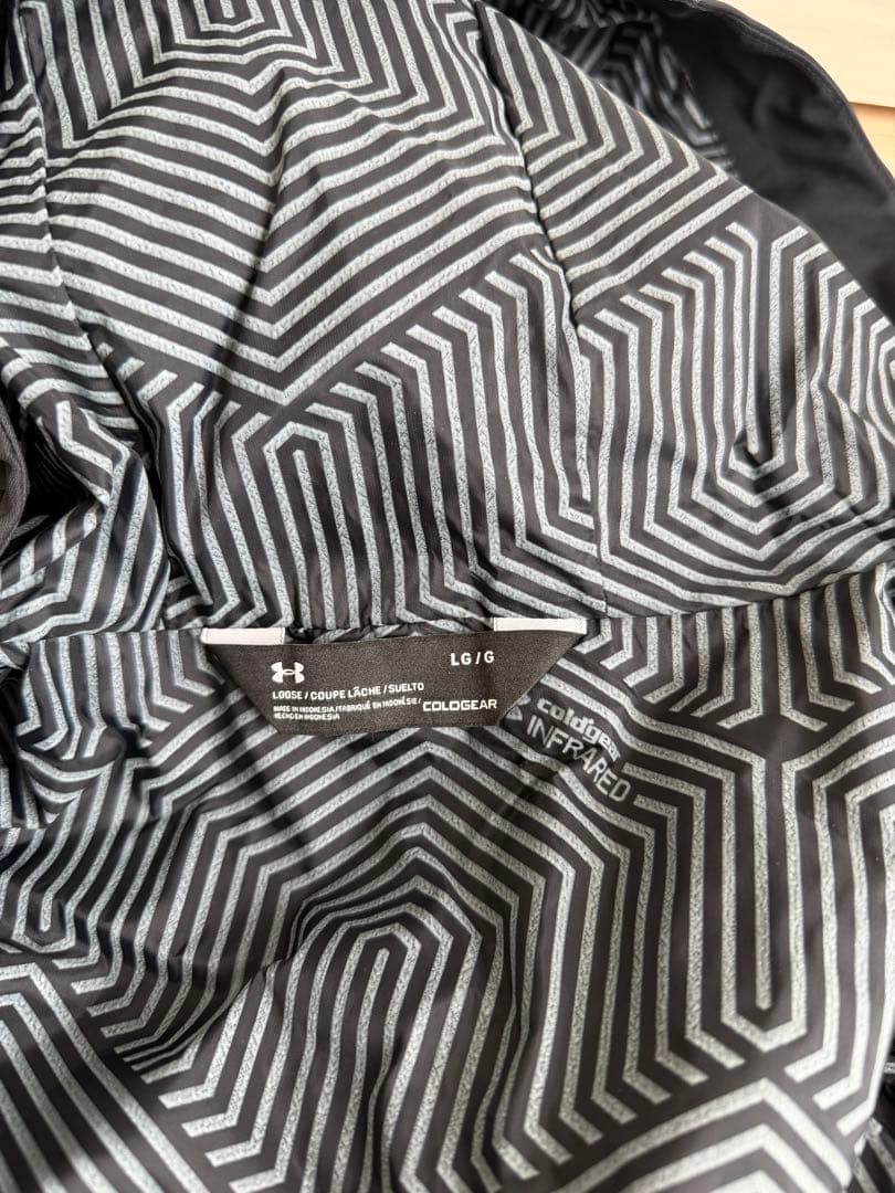Under Armour スキーウェア メンズ グレー/ブラック　Lサイズ