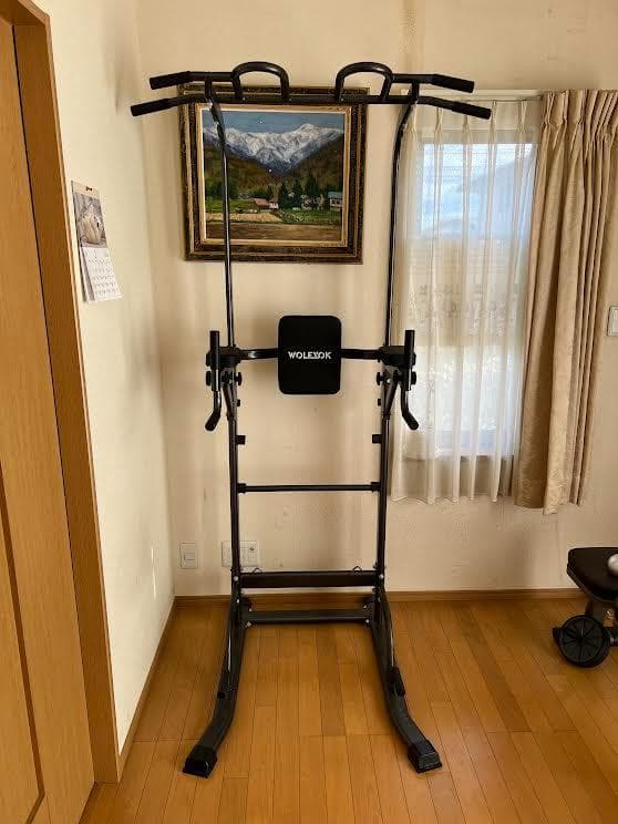 【奈良市引き取り限定】懸垂マシン＆フレックスベル 32kg