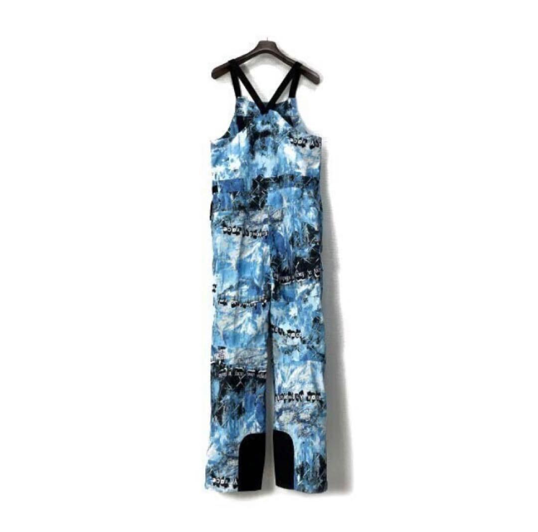 ノースフェイス L/R PRINTED DRAGLINE BIBS ビブ パンツ