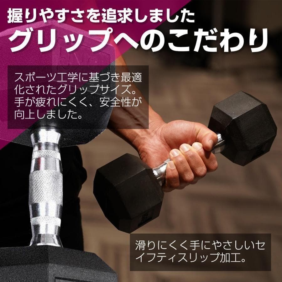 ダンベル 15kg 2個セット 合計30kg 六角 鉄アレイ 筋トレ 622