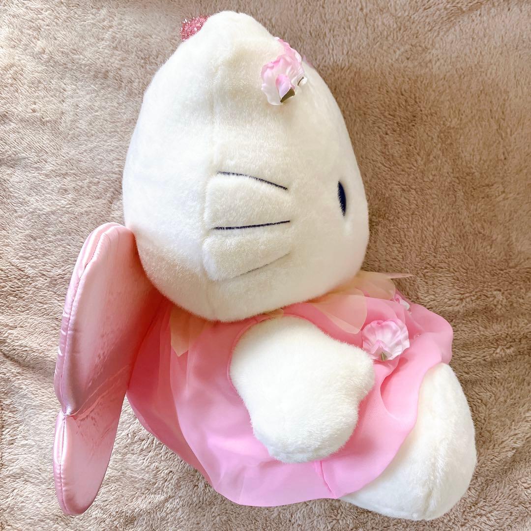 ハローキティ★フラワーフェアリー★スイトピー★特大LLサイズ★ぬいぐるみ★ピンク
