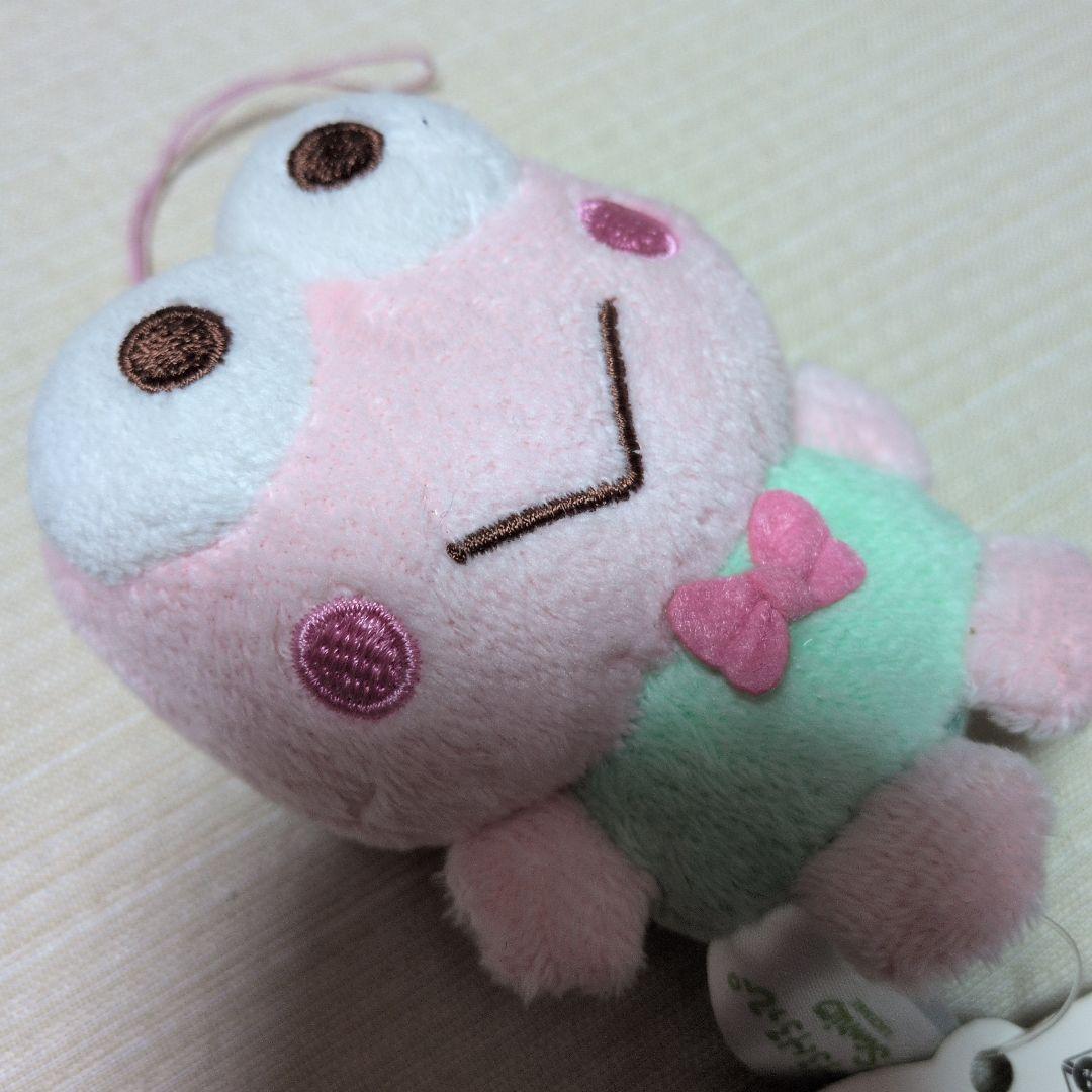 サンリオ　けろけろけろっぴ　クリーナーストラップ　ピンク