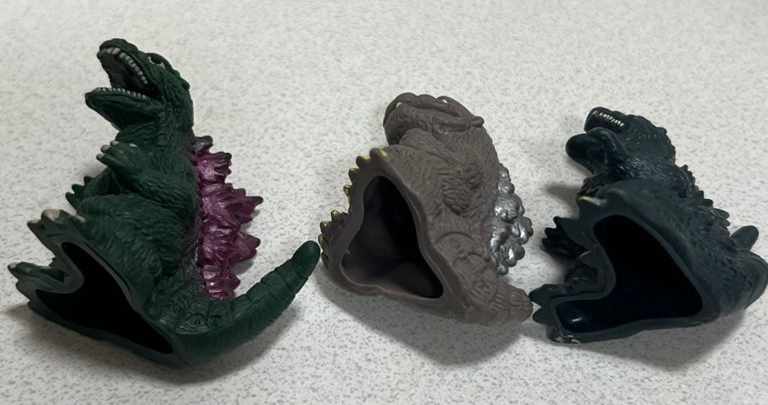 ゴジラ　指人形　怪獣集　東宝　BANDAI