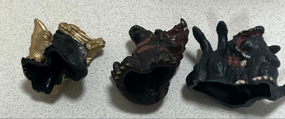 ゴジラ　指人形　怪獣集　東宝　BANDAI