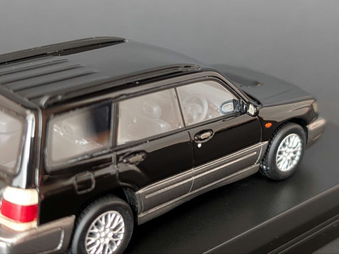 ハイストーリー 1/43 スバル フォレスター T/tb ブラックマイカ2トーン