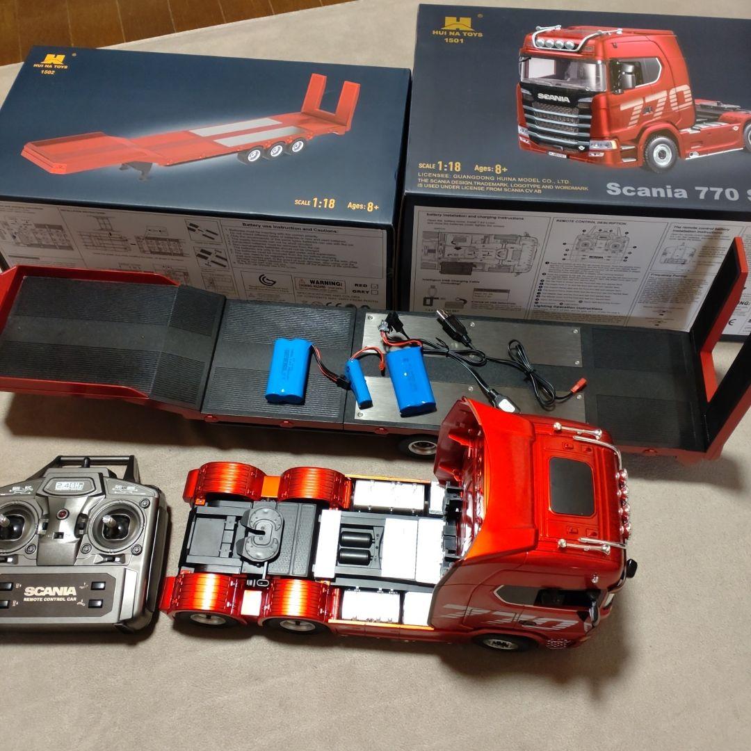 スカニア SCANIA 770 トレーラー ラジコン バッテリー2本付属