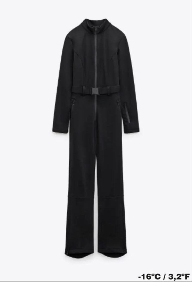 ZARA ウォーター＆ウィンドプルーフ SKI COLLECTION 黒　XS