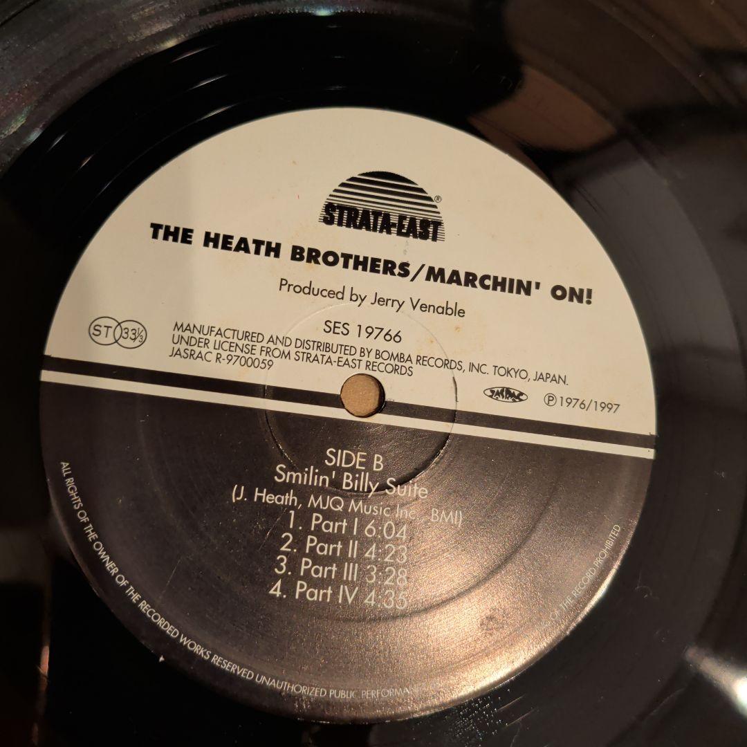 The Heath Brothers Marchin' On! 再発日本盤