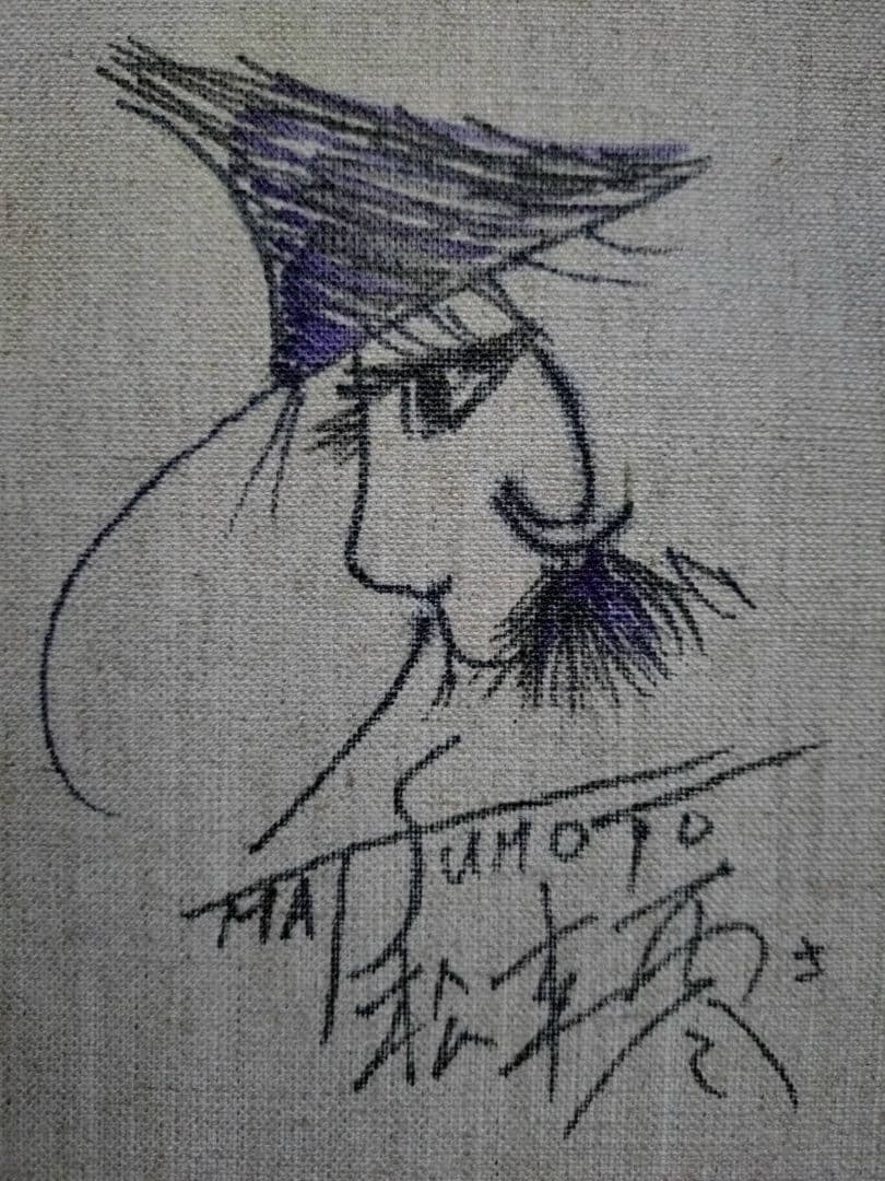 【F6号】松本零士【銀河鉄道999】手描き作品/表裏サイン/油彩/アクリル/額縁