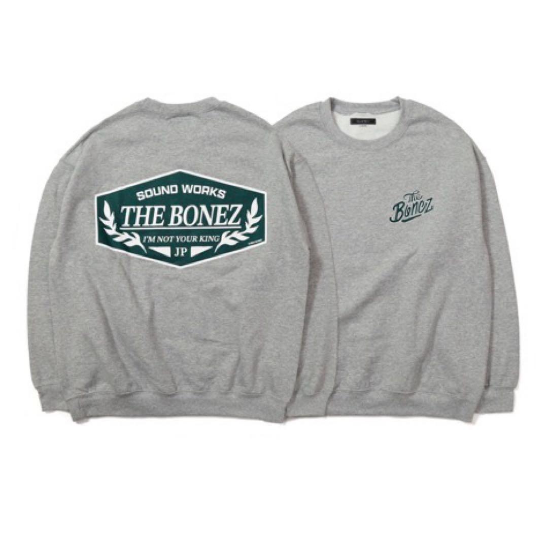 The BONEZクルーネック JESSE 新作 GRY Lサイズ
