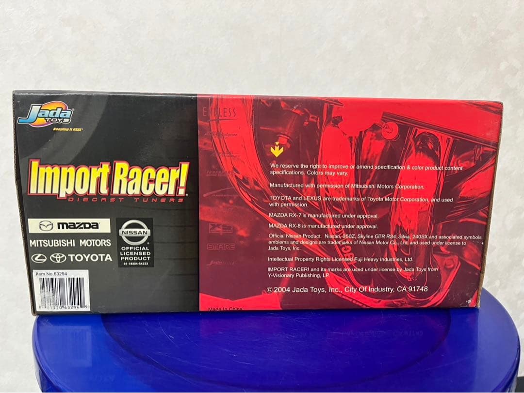 絶版1/18 Jada IMPORT RACER IMPREZA WRX STi