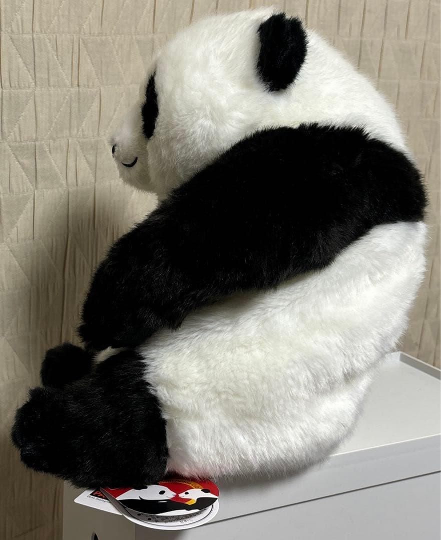 【タグ付き新品上野動物園　パンダ　レイレイ　抱っこぬいぐるみ