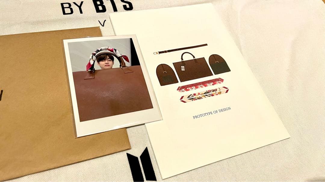 【未使用・公式】BTS アーティストメイド ボストンバッグ テヒョン V