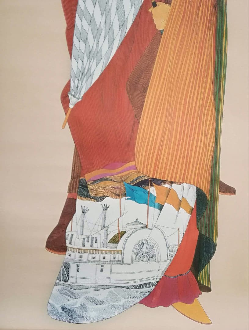 逸品　伊坂芳太良　作品ポスター　作品集成発売記念　絵師　伊坂芳太良展　1983年