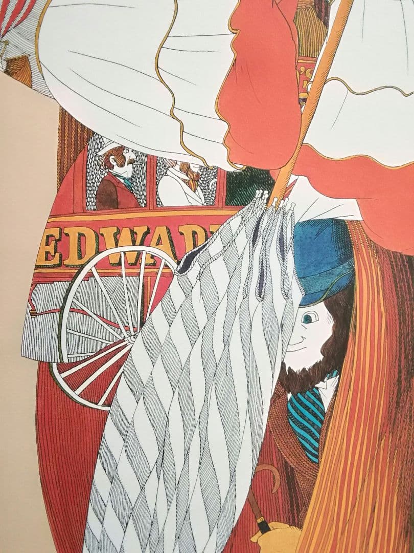 逸品　伊坂芳太良　作品ポスター　作品集成発売記念　絵師　伊坂芳太良展　1983年