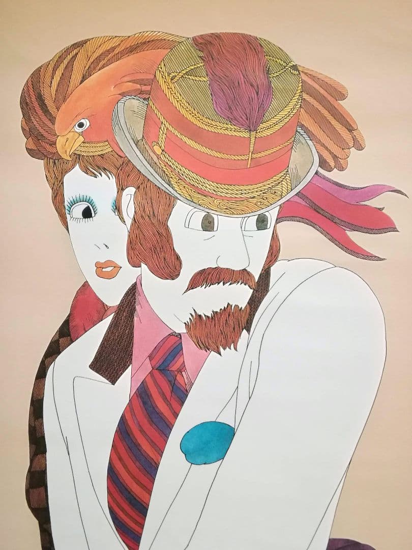 逸品　伊坂芳太良　作品ポスター　作品集成発売記念　絵師　伊坂芳太良展　1983年
