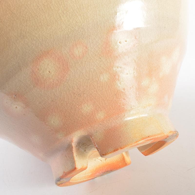 萩焼　旭雲山　松延窯　金子松延作　茶碗　宗左（而妙斎）極め箱　M　R6900