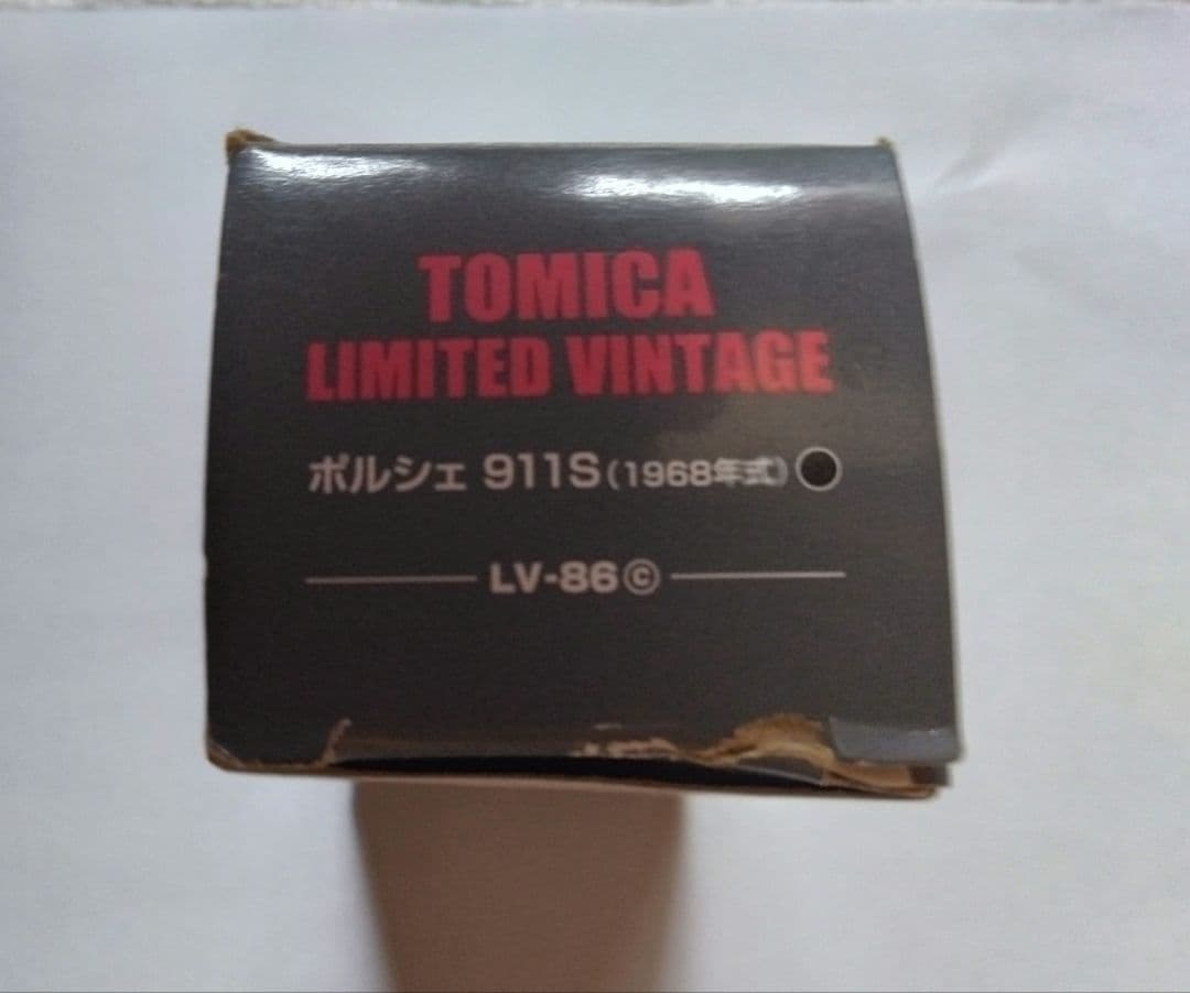 トミカ ポルシェ 911S 黒 LV-86