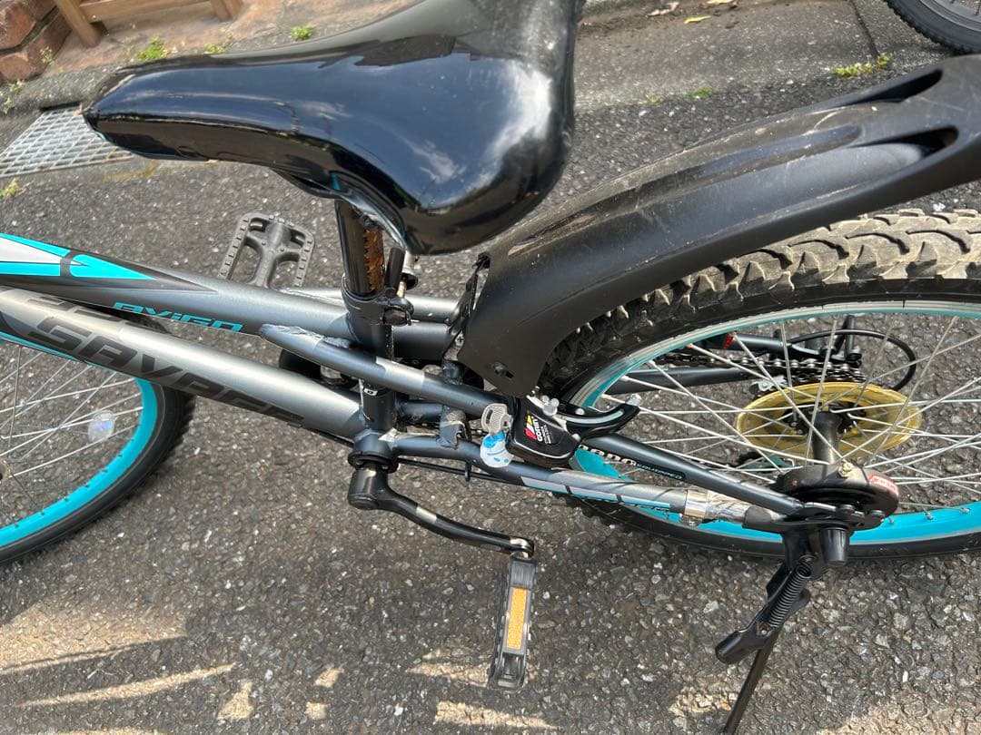 ジュニアスポーツ自転車 ブラック/ターコイズ 20東京都内自取7500円割引き