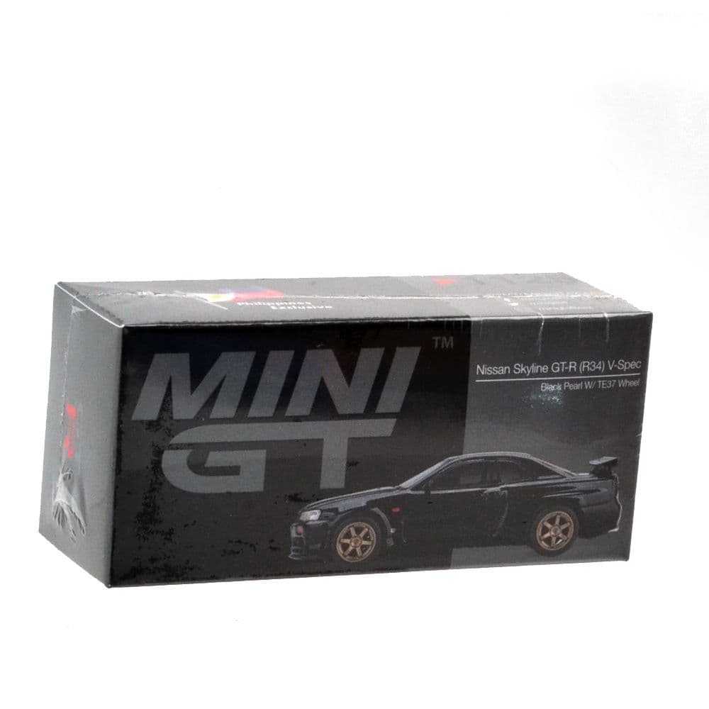 GT-RR34 V-SPECブラックパールフィニッシュ ウィズTE37ホイール