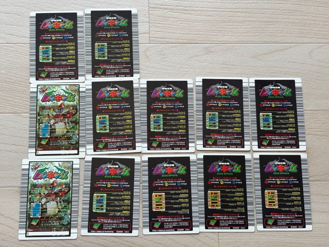 甲虫王者　ムシキング　ムシカード セアカフタマタクワガタ エレファスゾウカブト