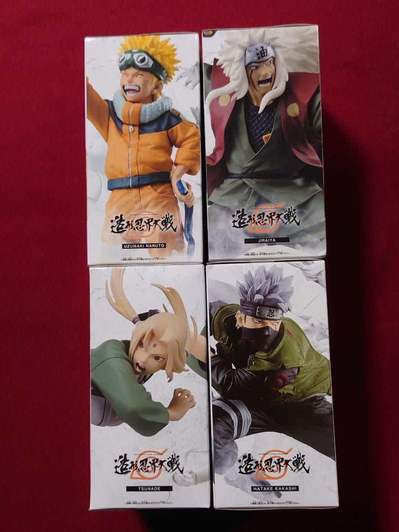 NARUTO ナルト 疾風伝　造形忍界大戦　4種セット