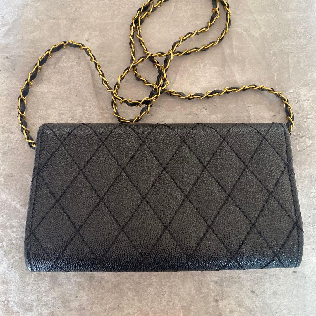 CHANEL キルティング デザイン チェーンショルダー バッグノベルティ