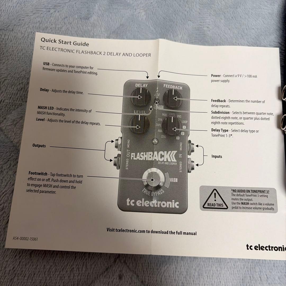 ギター tc electronic flashback2 delay
