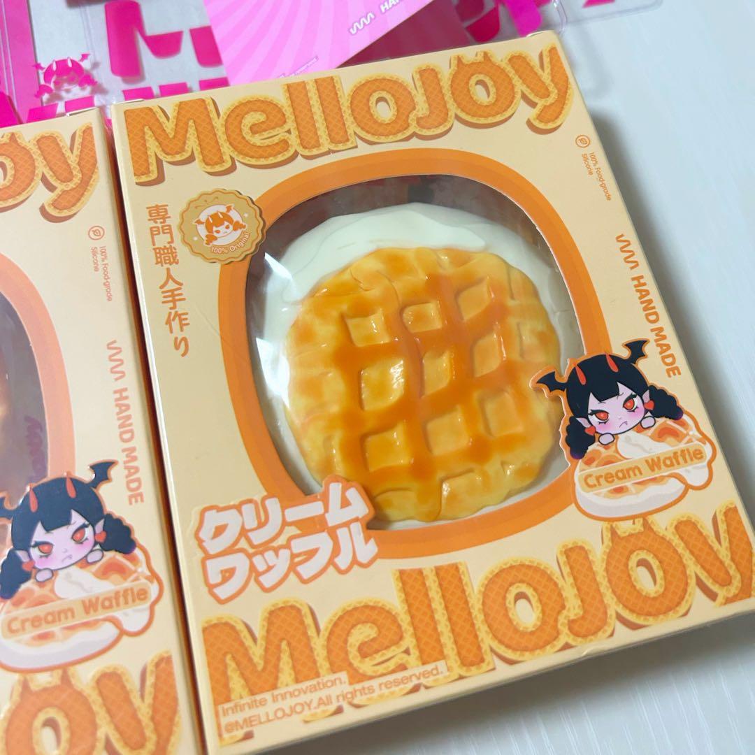 Mellojoy クリームワッフル まる＆スクエア 2箱セット シュリンク付き