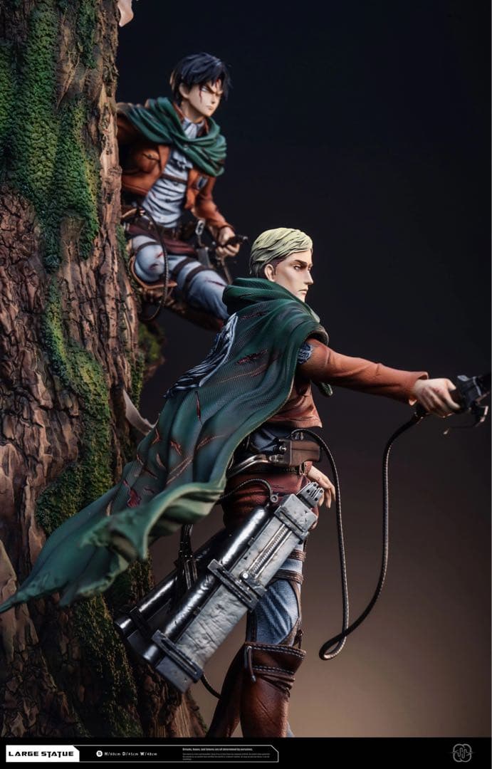 進撃の巨人 エルヴィン・スミス リヴァイ·アッカーマン フィギュアガレージキット