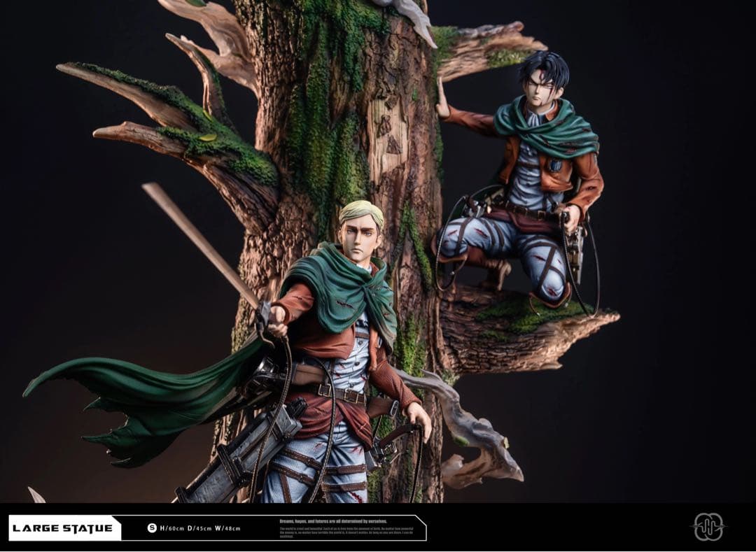 進撃の巨人 エルヴィン・スミス リヴァイ·アッカーマン フィギュアガレージキット