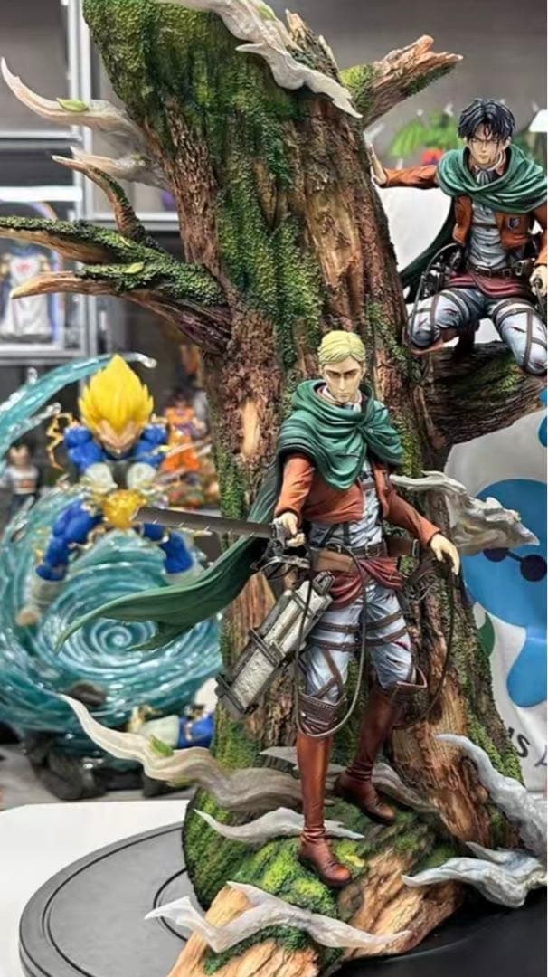 進撃の巨人 エルヴィン・スミス リヴァイ·アッカーマン フィギュアガレージキット