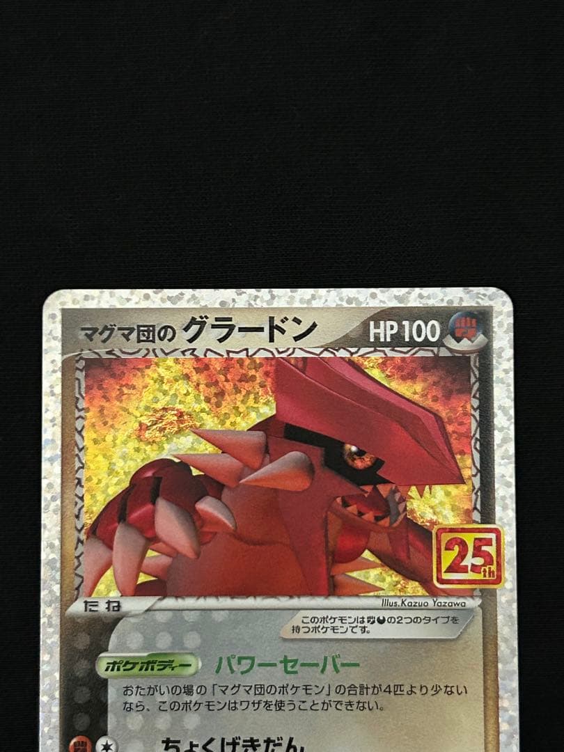 マグマ団のグラードン プロモカードパック 25th ANNIVERSARY