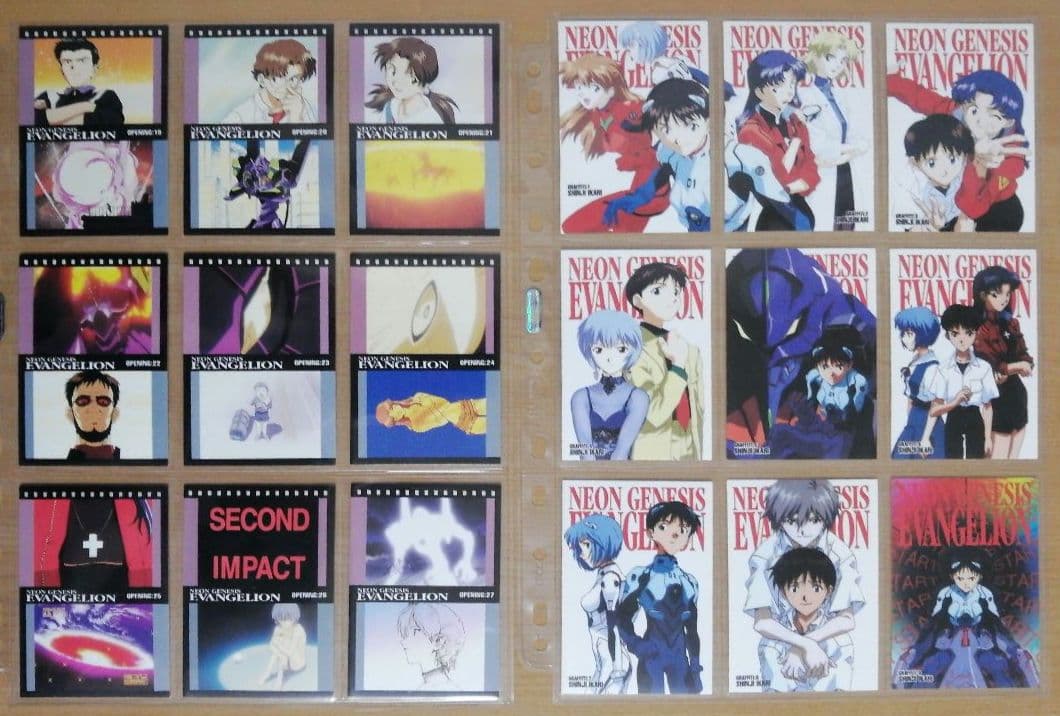 カードダスマスターズ新世紀エヴァンゲリオン第壱集 ノーマルカード 114種類ほか