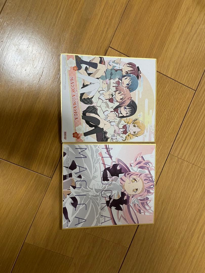 魔法少女まどか☆マギカフィギュア色紙額縁ボードのセット売りmadogatari展