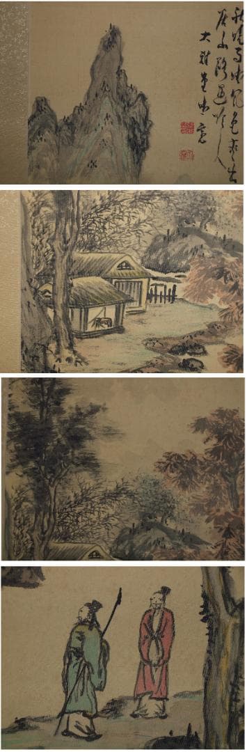 古民家整理品　日本江戸時代肉筆掛け軸そ※激安骨董品 X844C16-6