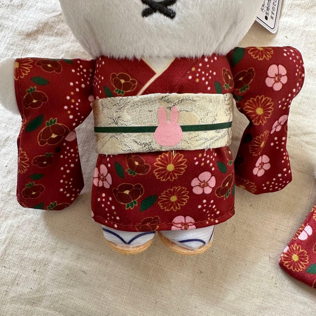 Miffy ミッフィースタイル　振袖ミッフィー　ぬいぐるみ　着物 2セット