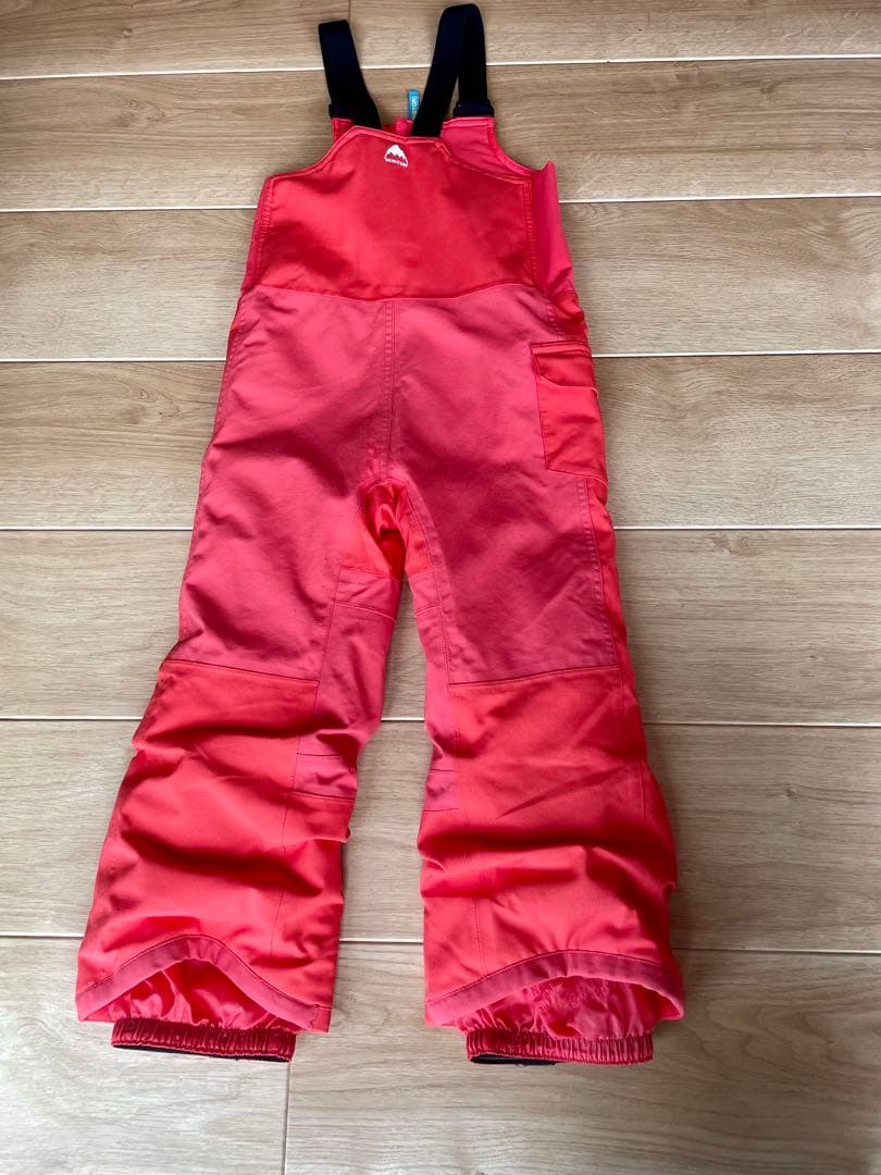 BURTON キッズ スノーボードウェア 上下セット XS 5Tビブパンツ女子