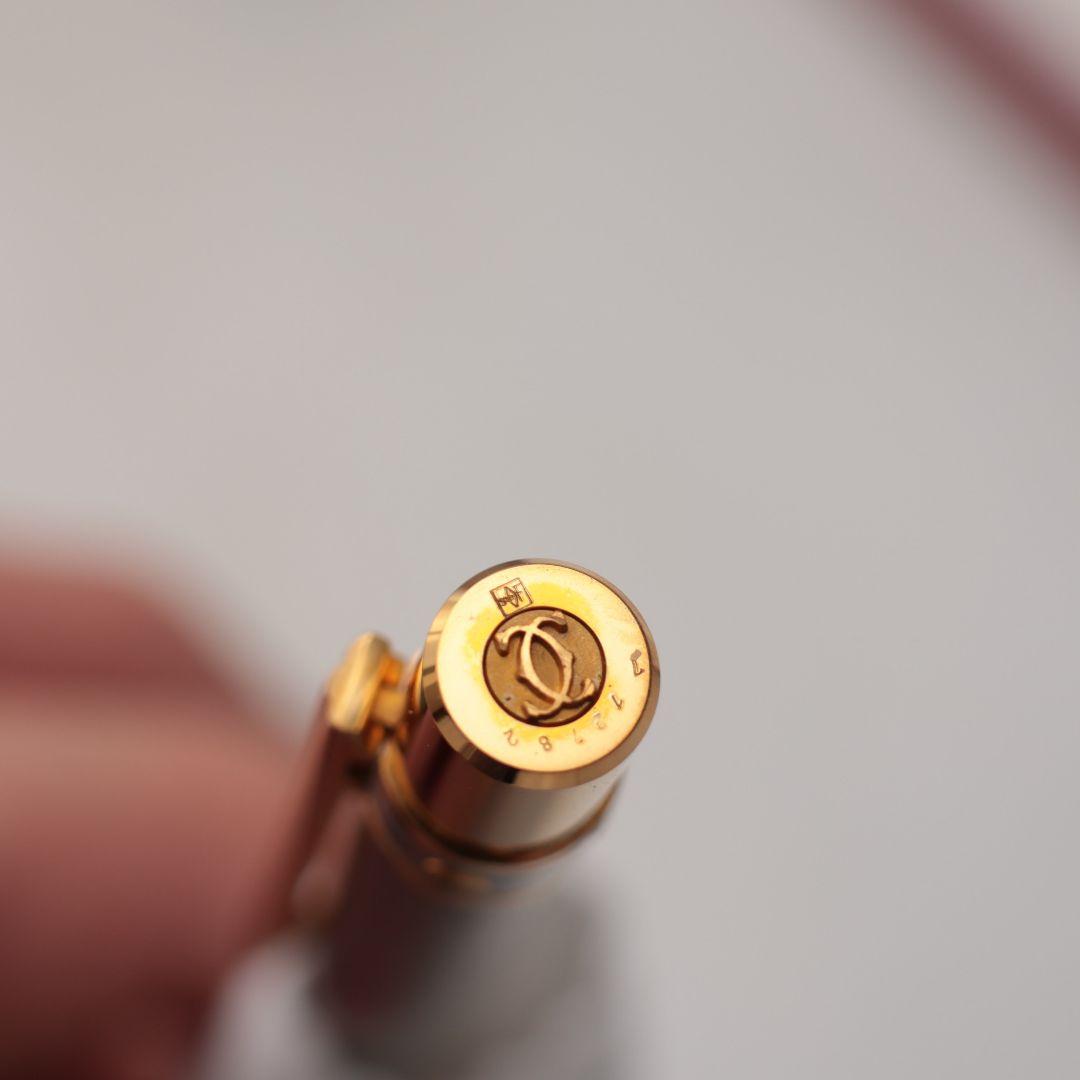 未使用 Cartier ボールペン シルバー ゴールド カルティエ