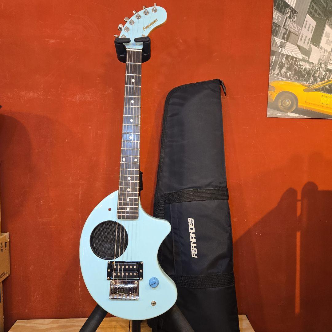 【美品】FERNANDES ZO-3 ミントグリーン フェルナンデス アンプ内蔵